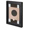 Tabou Decorative Wall Sculpture with Black Frame #2