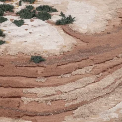 Tactile Caramel Rug by Ilaria Franza