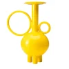 Tall Algoritmo Yellow Ceramic Amphora