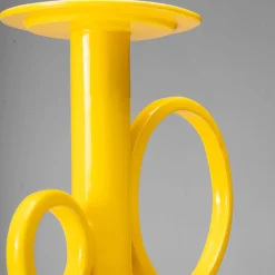 Tall Algoritmo Yellow Ceramic Amphora