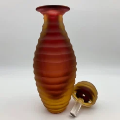 Tall Ruby Bottle by Achille D'Este and Renzo Vianello