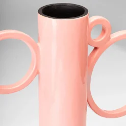 Tall Stereogramma 3 Bouganville Pink Ceramic Amphora