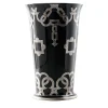 Tarsia Black and Platinum Umbrella Stand