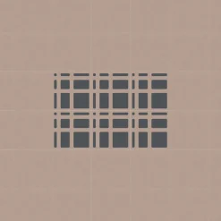 Tartan Pink & Gray Concrete Tiles