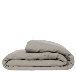 Taupe Gray Linen Quilt