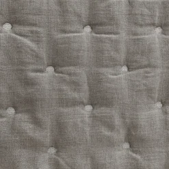 Taupe Gray Linen Quilt
