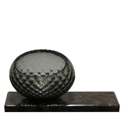 Tecla Lamp Candle Holder Emperador Base