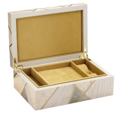 Tellux CS2 Riviera Beige Wood Jewelry Box