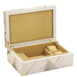 Tellux CS2 Riviera Beige Wood Jewelry Box