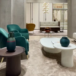 Teodosio XL Petroleum Burgundi and Military Green amphora