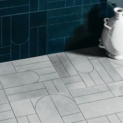 Teorema Set of 11 Blue Tiles by Margherita Rui