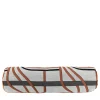 Terracotta Roll Cushion in Les Intrigues Fabric Cushion