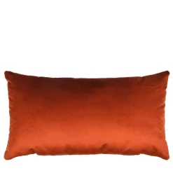 Terracotta Silk Velvet Longue Cushion