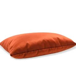 Terracotta Silk Velvet Longue Cushion