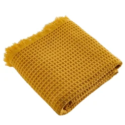 Terramadre Nido d'Ape Mustard Cashmere Blanket