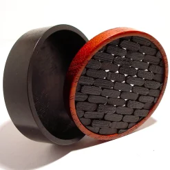Tessere Potpourri Holder in Ebony and Padauk