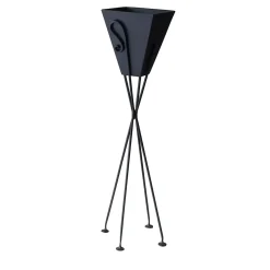 Tessingiu Metal Pedestal with Vase