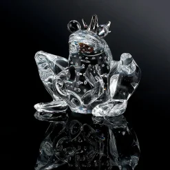 The Frog Prince Clear Glass Figurine
