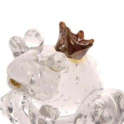 The Frog Prince Clear Glass Figurine