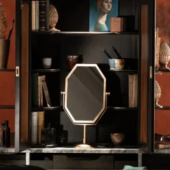 The Octagonal Small Vanity Mirror