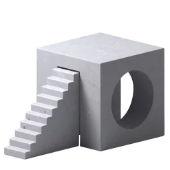 The Village - Utopia Palissandro Bluette Sculpture by E. Ossino