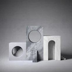 The Village - Utopia Palissandro Bluette Sculpture by E. Ossino