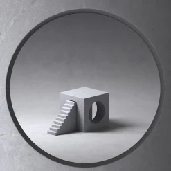 The Village - Utopia Palissandro Bluette Sculpture by E. Ossino