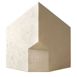 The Village-Kore Petra Travertine Sculpture by Patricia Urquiol