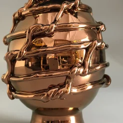 Tiricci Sicilian Pinecone in Bronze Terracotta