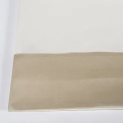 Tivoli Cotton Beige Satin Sheet Set and Two Pillowcases