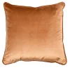 Tobacco Silk Velvet Carrè Cushion
