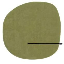 Tondo non Tondo Linea Irregular Sage-Green Rug