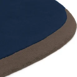 Tondo non Tondo Oval Blueberry & Cappuccino Rug