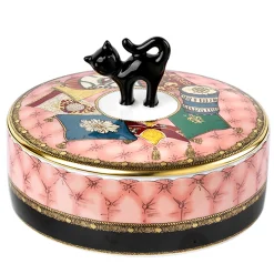 Totem Cat Round Box