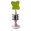 Totem Green White and Pink Decorative Sculpture by Karim Rashid