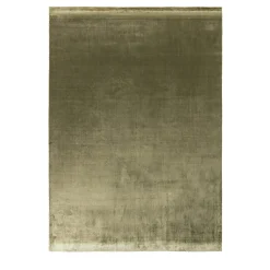Touch Moss Green Viscose Rug