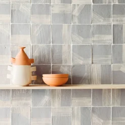 Tracce Set of 44 Gray Tiles by Margherita Rui