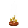 Transitorio 4-Arm Yellow/Red Alicante Candleholder
