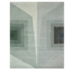 Trasparenze Gray and Green Rug