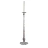 Treasure L Tall Arabescato Marble Candleholder