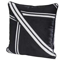 Tria Black and White Cushion