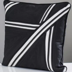 Tria Black and White Cushion