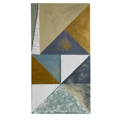 Triangolazioni Due Decorative Panel by Mascia Meccani