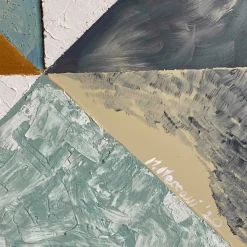 Triangolazioni Due Decorative Panel by Mascia Meccani