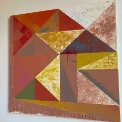 Triangolazioni Quattro Decorative Panel by Mascia Meccani