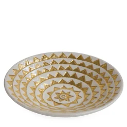 Triangolo Maiolica Centerpiece