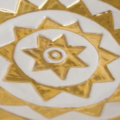 Triangolo Maiolica Centerpiece