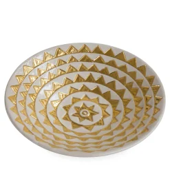 Triangolo Maiolica Centerpiece