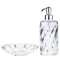 Trickerey Set of Soap Holder and Dispenser