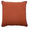 Tricot burnt Jacquard Fabric Carrè Cushion